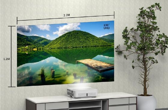 Bom preço WUXGA 3800lm 1080p Led video DLP Chip Projector 3LCD para sala de reuniões on-line
