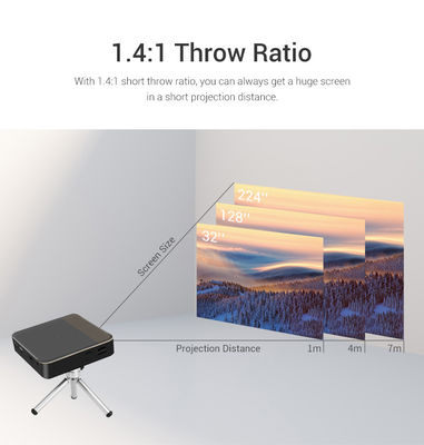 Bom preço 150 ANSI Lumens Smart Pico DLP Projector Wifi Mini Pocket 3d Android 480P on-line