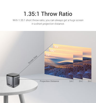 Bom preço Outdoor Camping compacto DLP Mini Projector 4k Smart Video Android Cube on-line