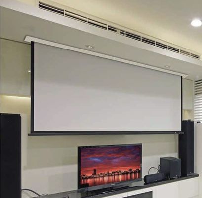 Bom preço Automático Ocultado Retrátil Auditório Projetor Fronteira Screen TV OEM on-line
