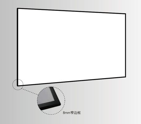Bom preço Ecrã de projetor externo fixo de 100 polegadas montado na parede para cinema em casa on-line