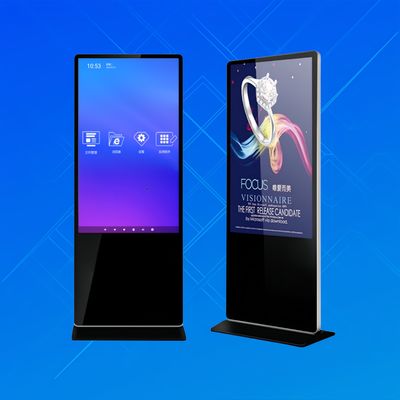 Bom preço ODM 1080P Display LCD em pé Sinalização Publicitária Touchable Player 50 polegadas on-line