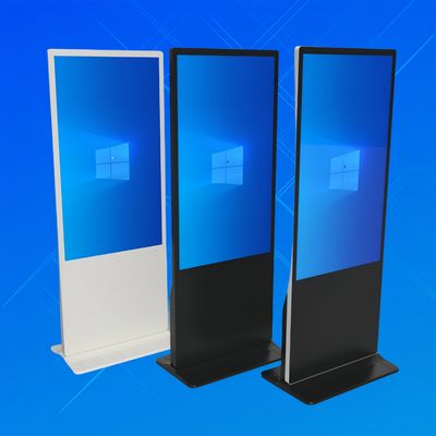 Bom preço 3840x2160 Ecrã LCD interativo de sinalização digital em pé on-line