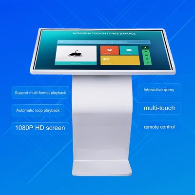 Bom preço 220V Recepcionista Digital de 49 polegadas Quiosques Inteligentes Sistema Android12 on-line