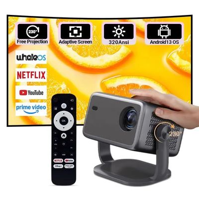 Bom preço Projetores DLP de cinema doméstico automático giratório 1080p rastreamento dinâmico 40-300 polegadas on-line